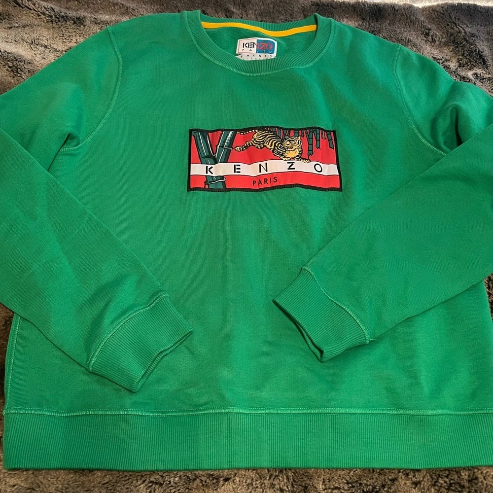 Green Kenzo Paris Sweatshirt